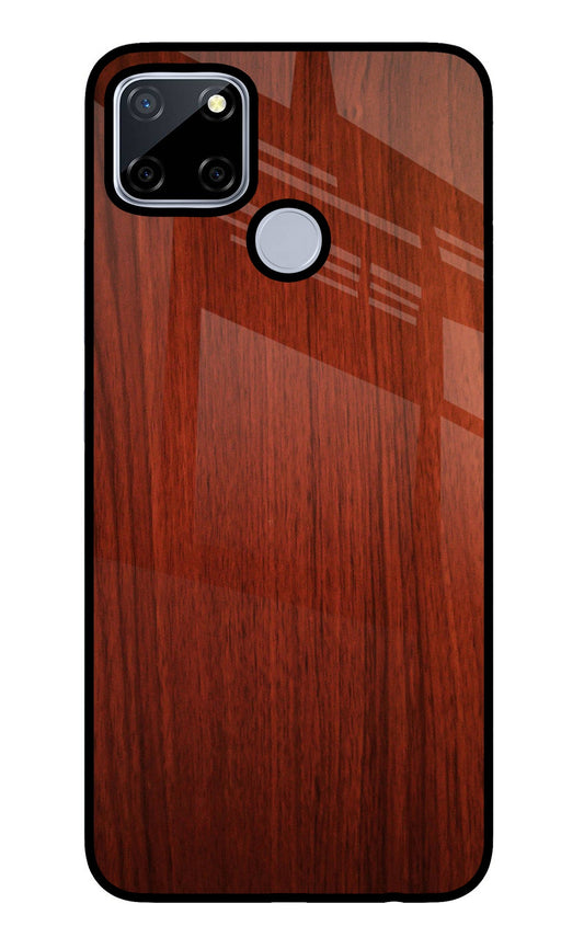 Wooden Plain Pattern Realme C12/Narzo 20 Glass Case