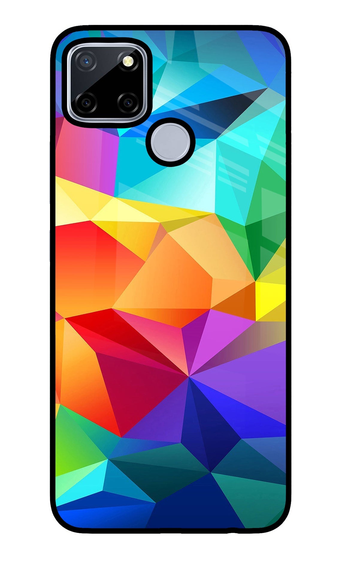Abstract Pattern Realme C12/Narzo 20 Glass Case