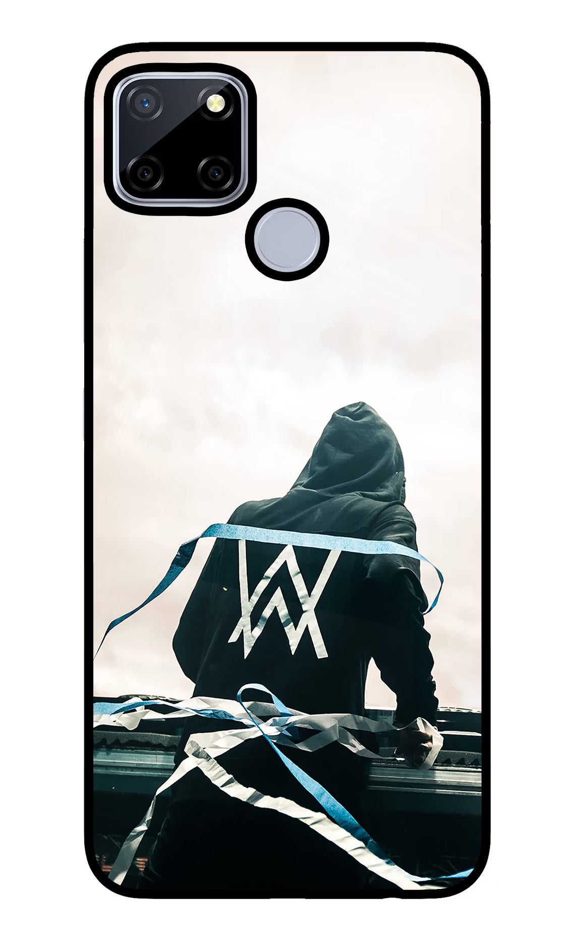 Alan Walker Realme C12/Narzo 20 Glass Case Back Cover by Casekaro
