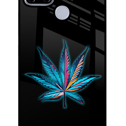 Weed Realme C12/Narzo 20 Glass Case Back Cover by Casekaro