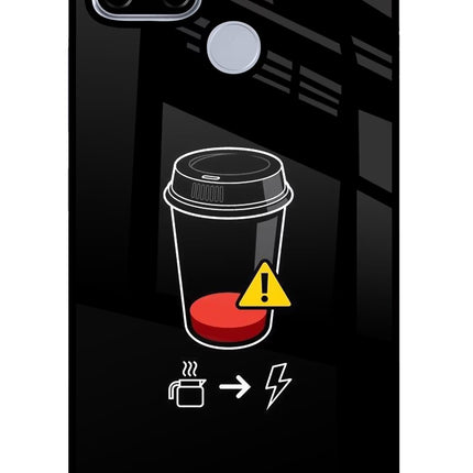 Coffee Realme C12/Narzo 20 Glass Case