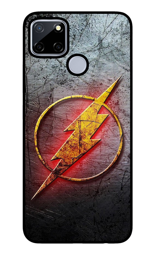 Flash Realme C12/Narzo 20 Glass Case Back Cover by Casekaro