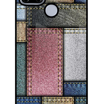 Multicolor Jeans Realme C12/Narzo 20 Glass Case Back Cover by Casekaro