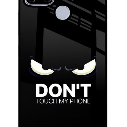Don'T Touch My Phone Realme C12/Narzo 20 Glass Case