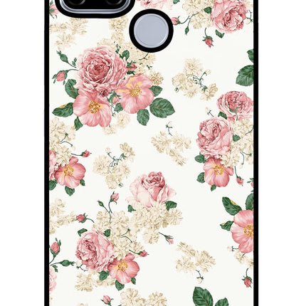 Flowers Realme C12/Narzo 20 Glass Case Back Cover by Casekaro