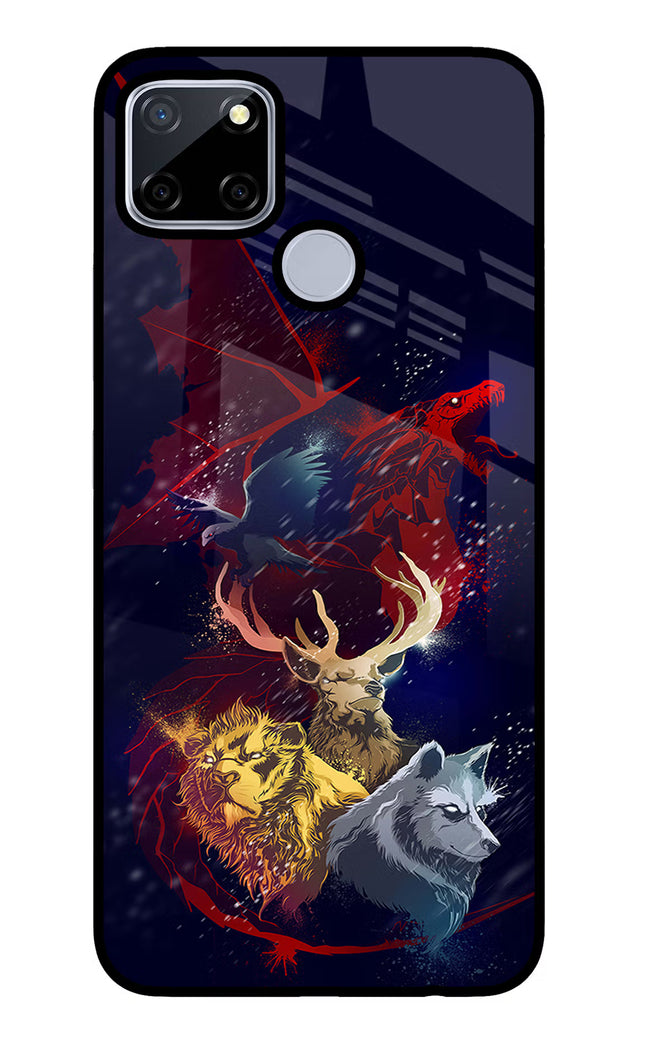 Game Of Thrones Realme C12/Narzo 20 Glass Case Back Cover by Casekaro