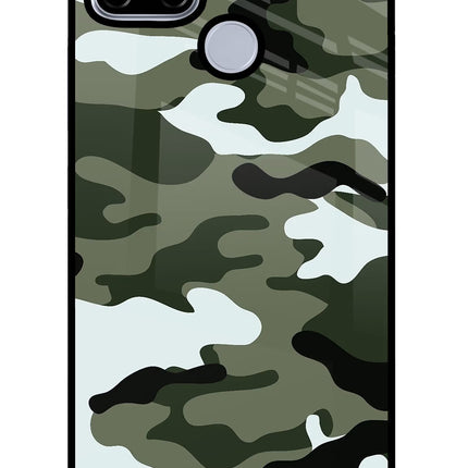 Camouflage Realme C12/Narzo 20 Glass Case