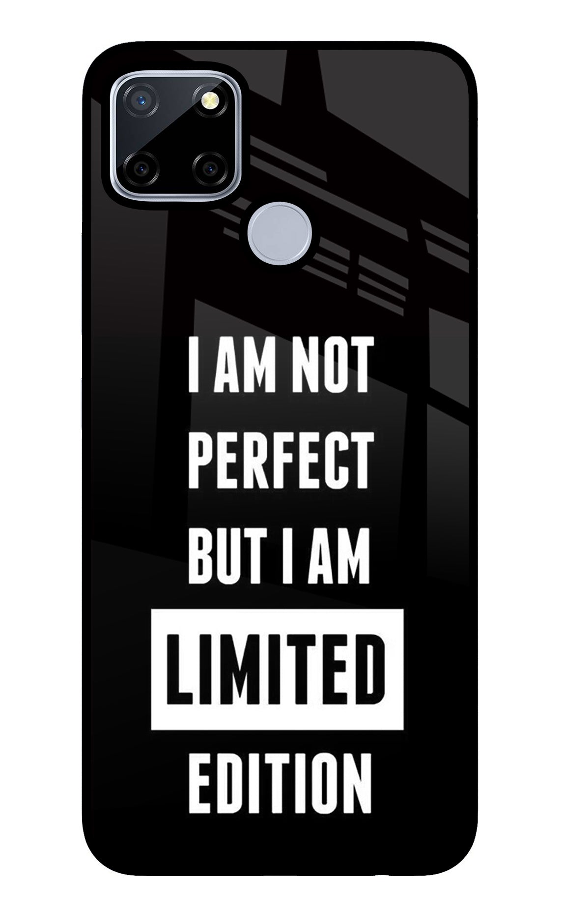 I Am Not Perfect But I Am Limited Edition Realme C12/Narzo 20 Glass Case