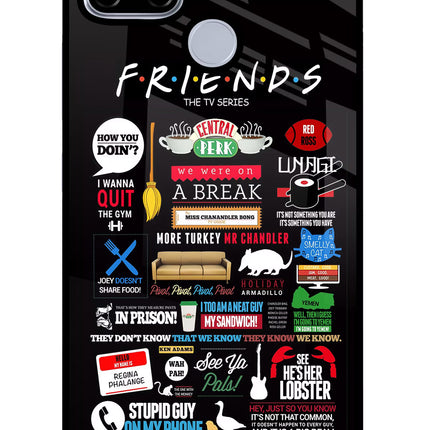 FRIENDS Realme C12/Narzo 20 Glass Case Back Cover by Casekaro