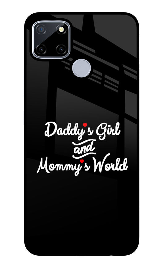 Daddy's Girl and Mommy's World Realme C12/Narzo 20 Glass Case