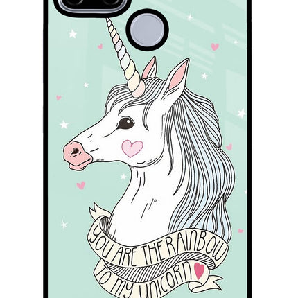 Unicorn Wallpaper Realme C12/Narzo 20 Glass Case Back Cover by Casekaro