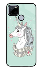 Unicorn Wallpaper Realme C12/Narzo 20 Glass Case