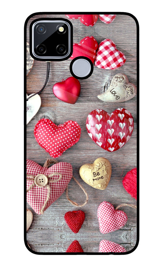 Love Wallpaper Realme C12/Narzo 20 Glass Case