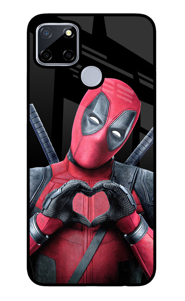 Deadpool Realme C12/Narzo 20 Glass Case Back Cover by Casekaro