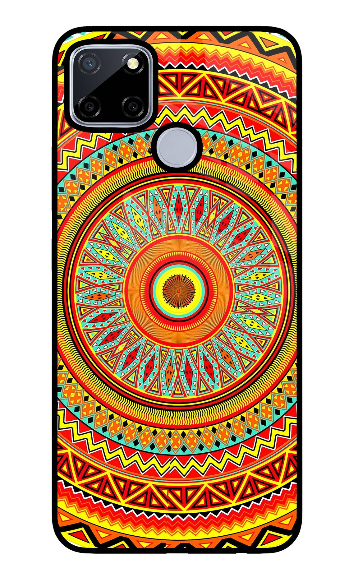 Mandala Pattern Realme C12/Narzo 20 Back Cover