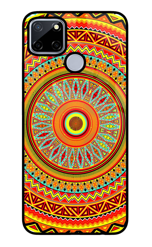 Mandala Pattern Realme C12/Narzo 20 Glass Case