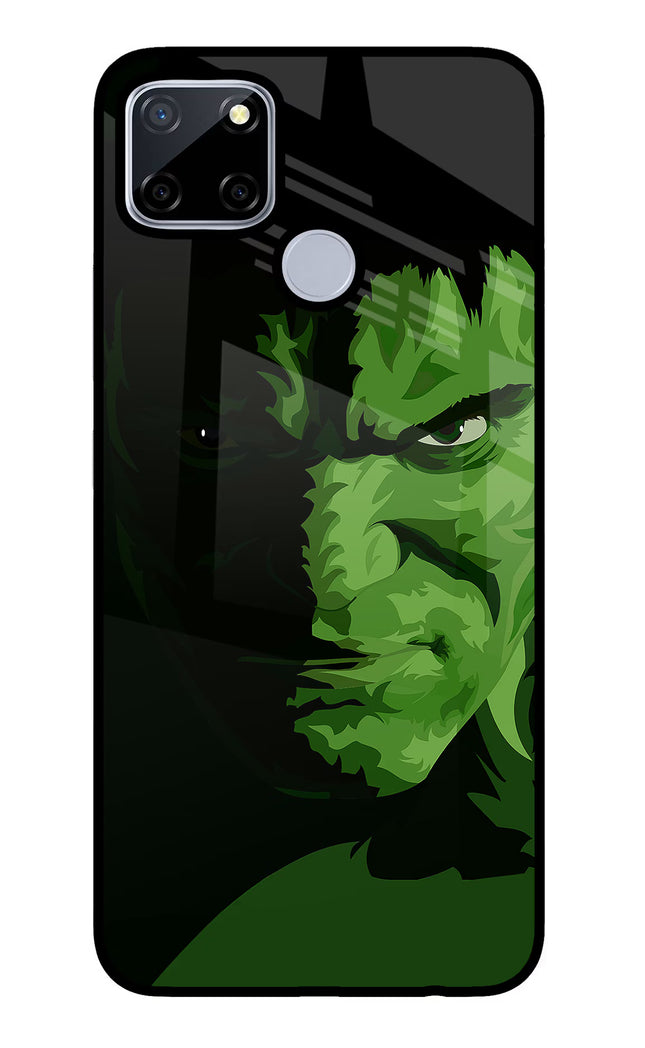HULK Realme C12/Narzo 20 Glass Case Back Cover by Casekaro