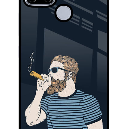 Smoking Realme C12/Narzo 20 Glass Case