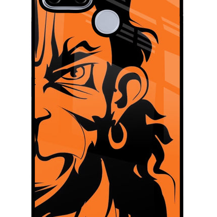 Hanuman Realme C12/Narzo 20 Glass Case Back Cover by Casekaro