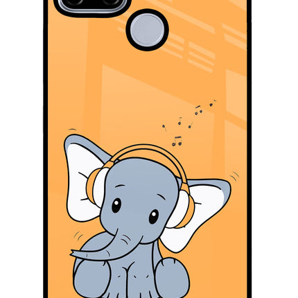 High On Music Realme C12/Narzo 20 Glass Case
