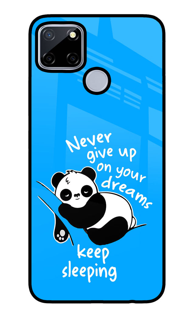 Keep Sleeping Realme C12/Narzo 20 Glass Case Back Cover by Casekaro