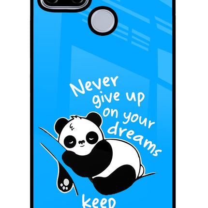 Keep Sleeping Realme C12/Narzo 20 Glass Case