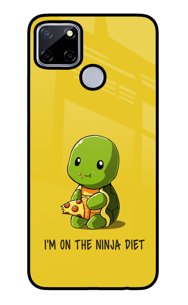 I'm on Ninja Diet Realme C12/Narzo 20 Glass Case Back Cover by Casekaro
