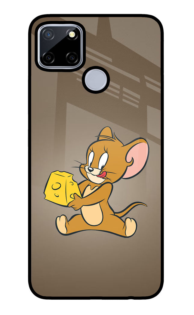 Jerry Realme C12/Narzo 20 Glass Case Back Cover by Casekaro