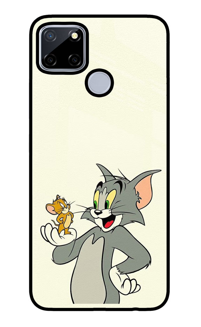 Tom & Jerry Realme C12/Narzo 20 Glass Case Back Cover by Casekaro