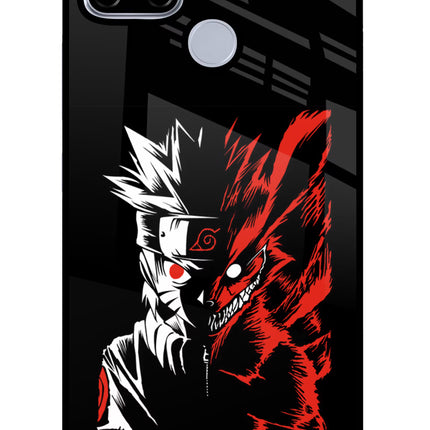 Naruto Two Face Realme C12/Narzo 20 Glass Case