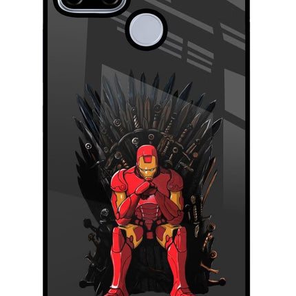 Ironman Throne Realme C12/Narzo 20 Glass Case Back Cover by Casekaro