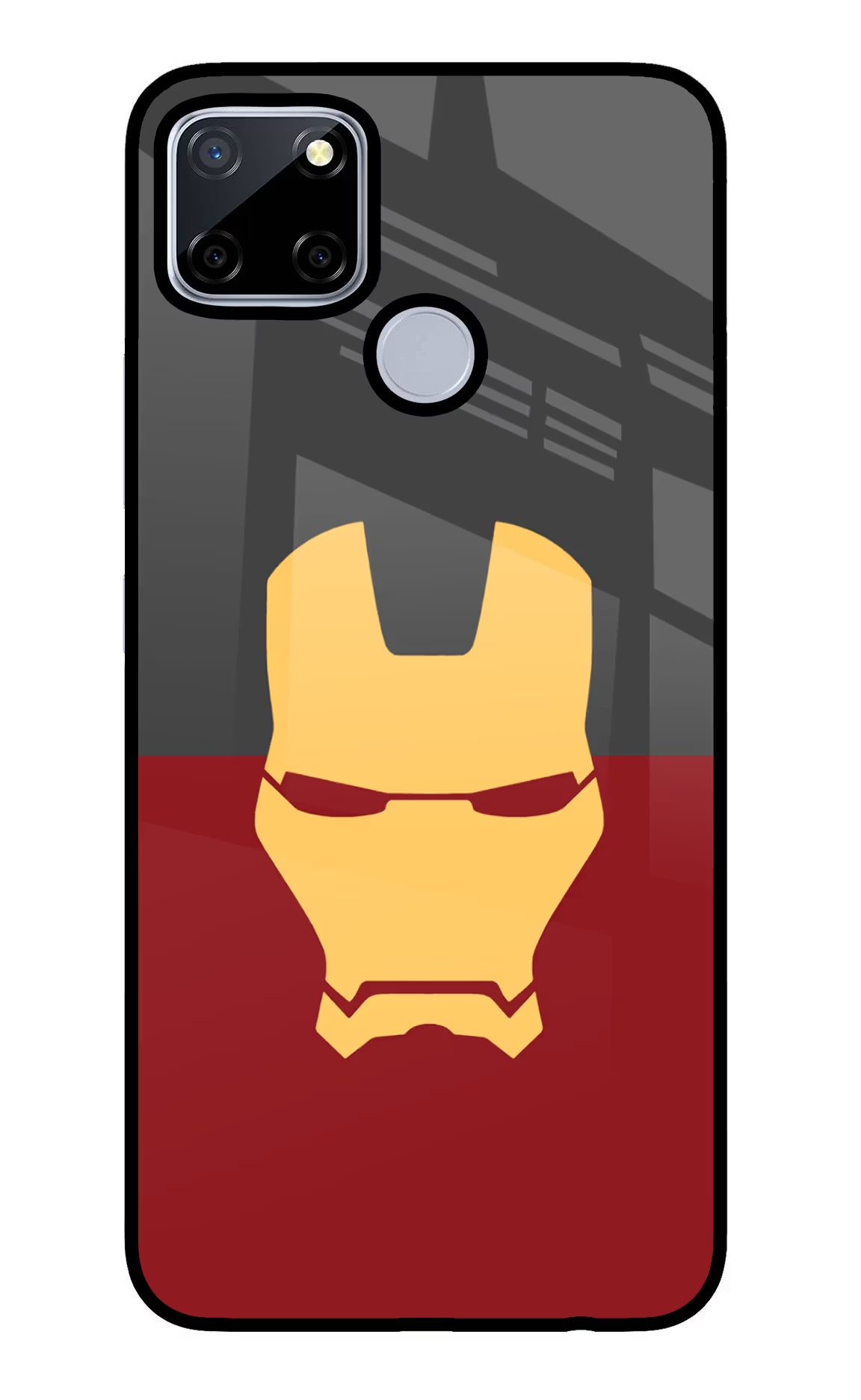 Ironman Realme C12/Narzo 20 Glass Case Back Cover by Casekaro