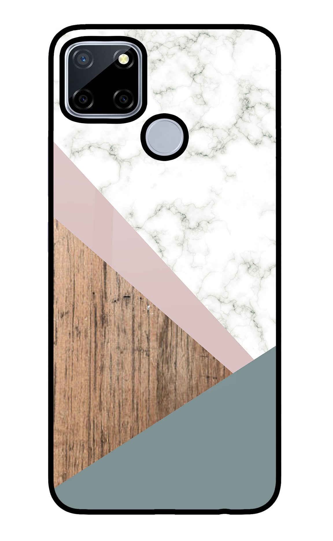 Marble wood Abstract Realme C12/Narzo 20 Back Cover