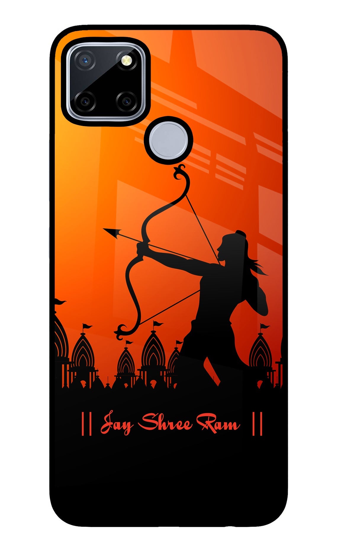 Lord Ram - 4 Realme C12/Narzo 20 Glass Case