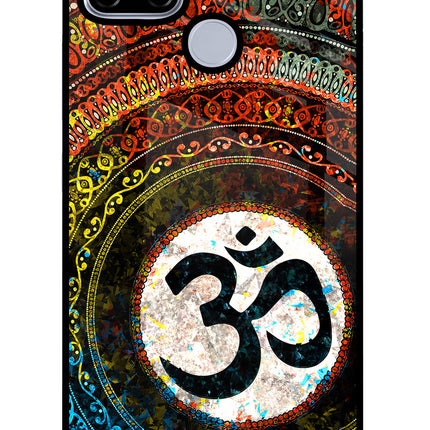 Om Cultural Realme C12/Narzo 20 Glass Case
