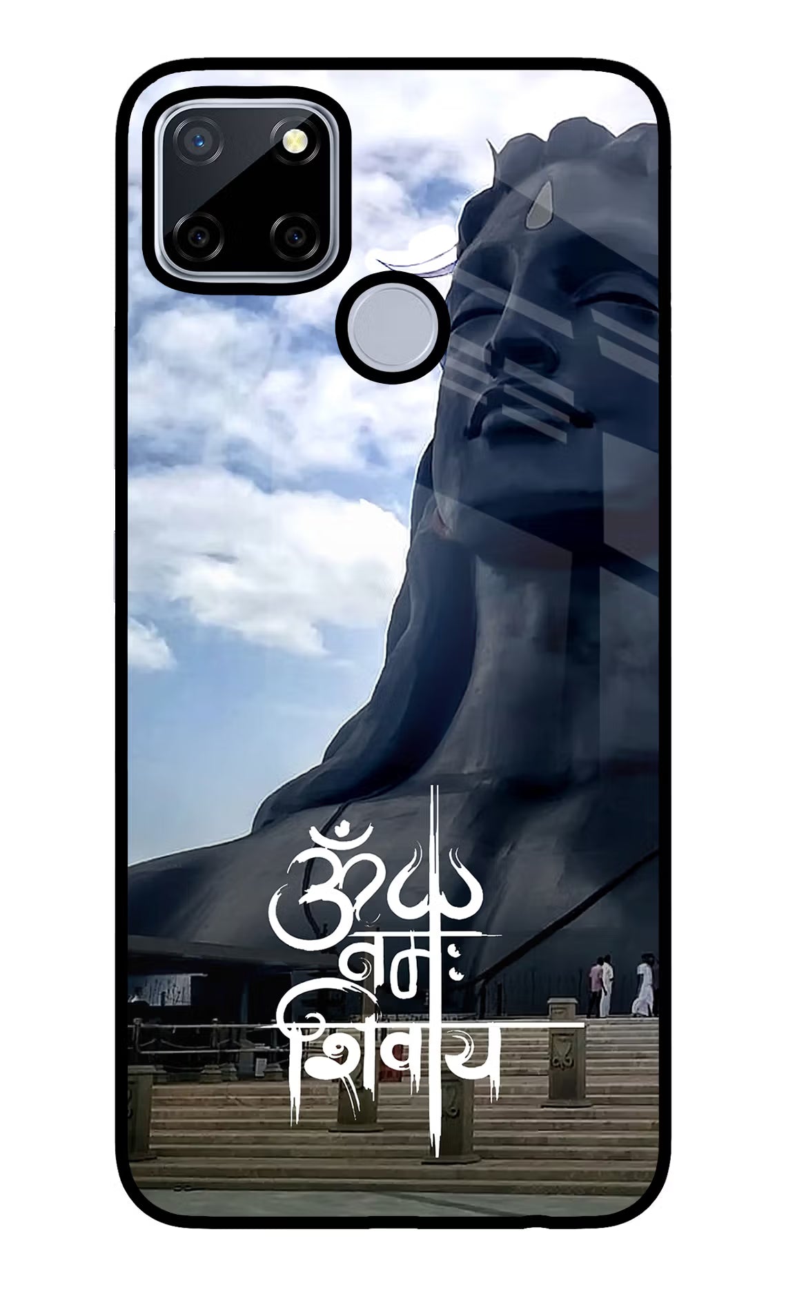 Om Namah Shivay Realme C12/Narzo 20 Glass Case Back Cover by Casekaro