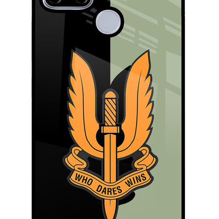 Balidan Logo Realme C12/Narzo 20 Glass Case Back Cover by Casekaro