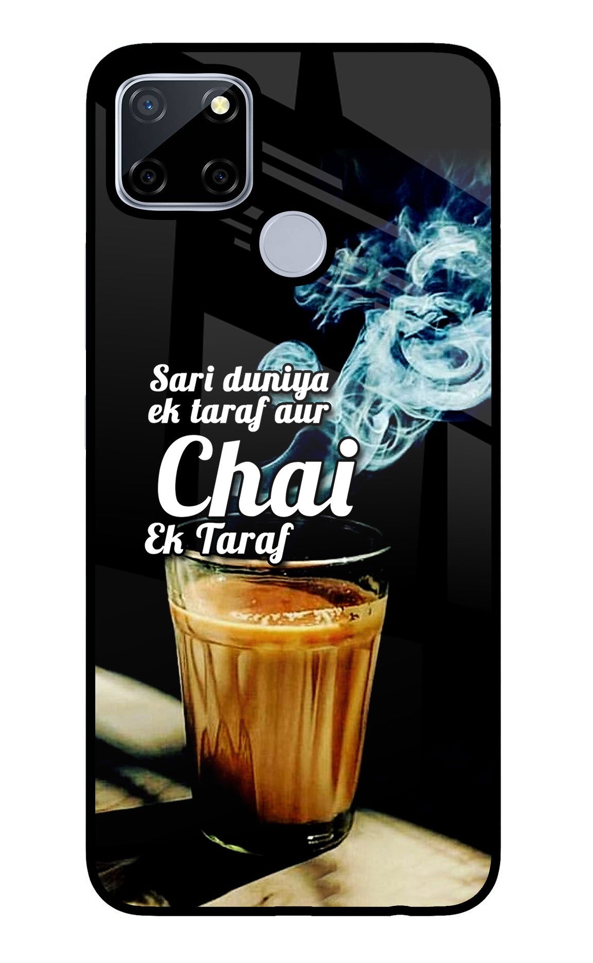 Chai Ek Taraf Quote Realme C12/Narzo 20 Back Cover