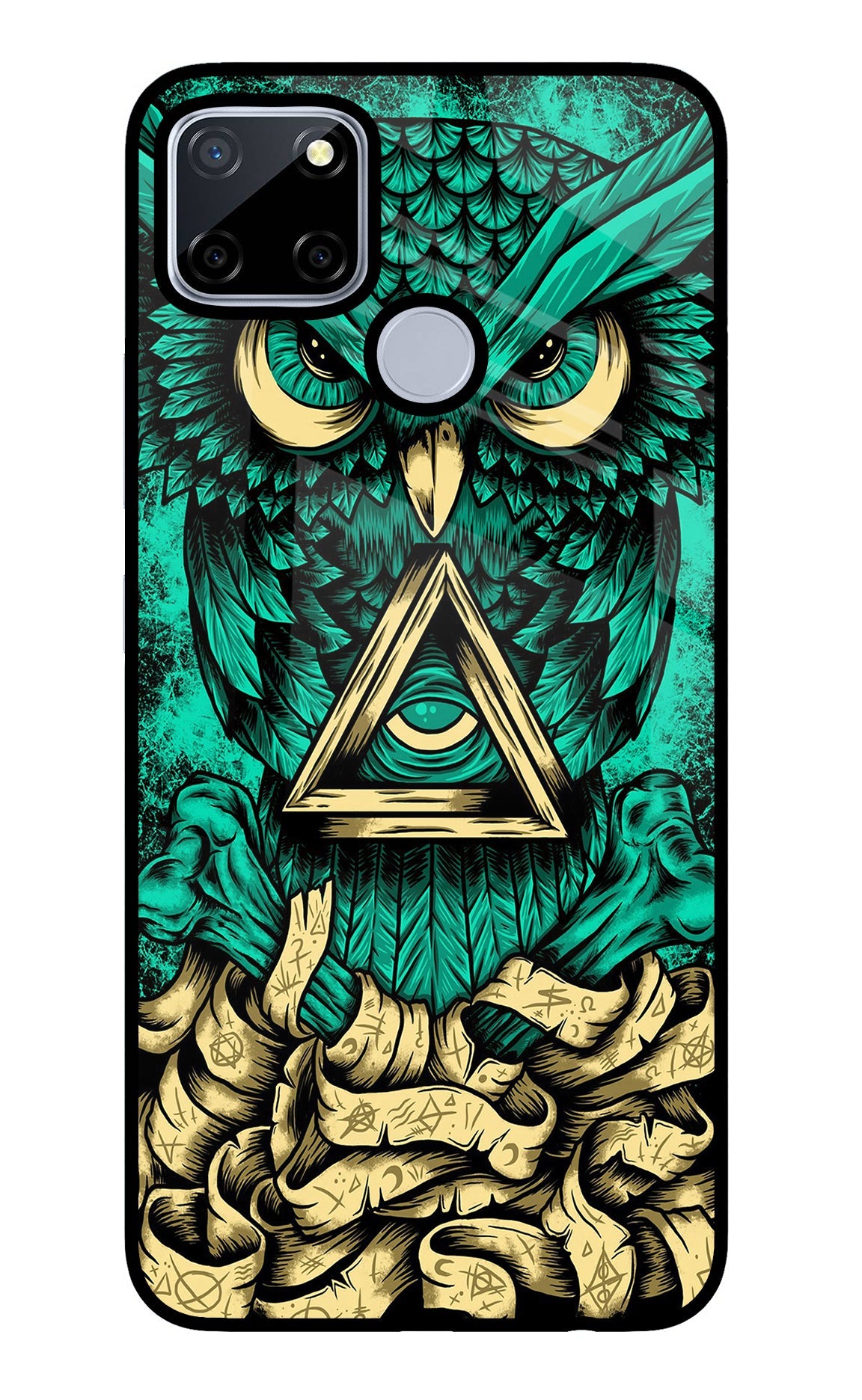 Green Owl Realme C12/Narzo 20 Back Cover