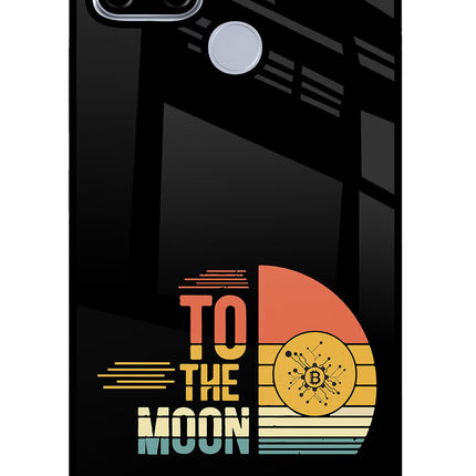 To the Moon Realme C12/Narzo 20 Glass Case Back Cover by Casekaro