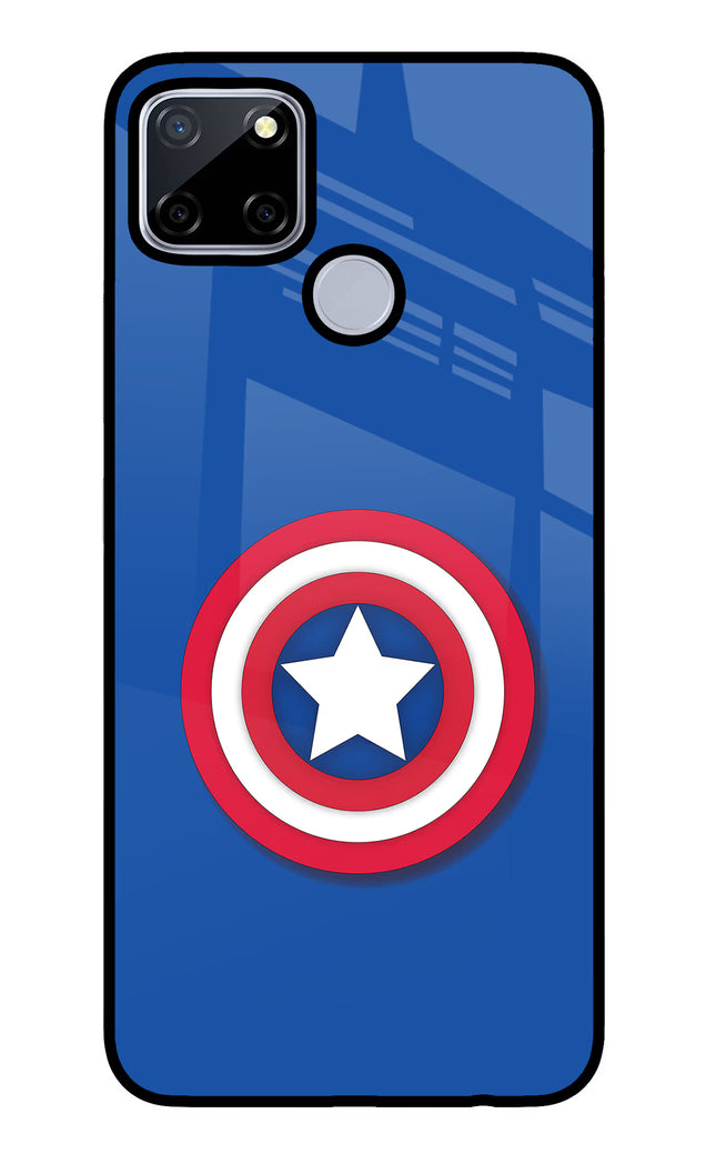 Shield Realme C12/Narzo 20 Glass Case Back Cover by Casekaro
