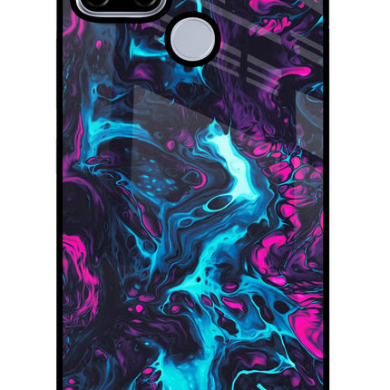 Abstract Realme C12/Narzo 20 Glass Case