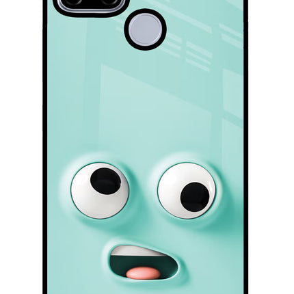 Funny Cartoon Realme C12/Narzo 20 Glass Case Back Cover by Casekaro
