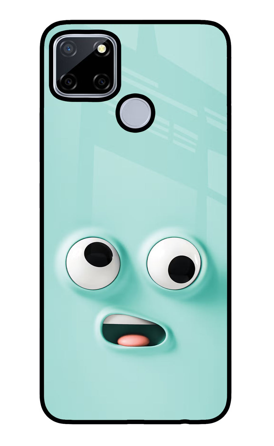 Funny Cartoon Realme C12/Narzo 20 Back Cover, Glass case