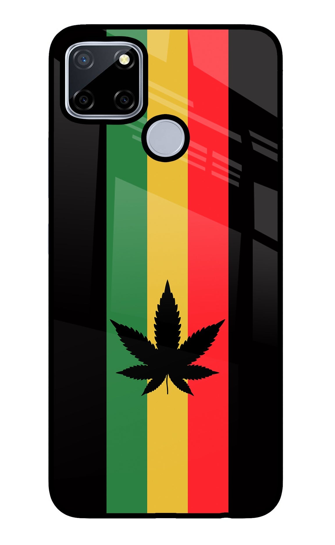 Weed Flag Realme C12/Narzo 20 Glass Case