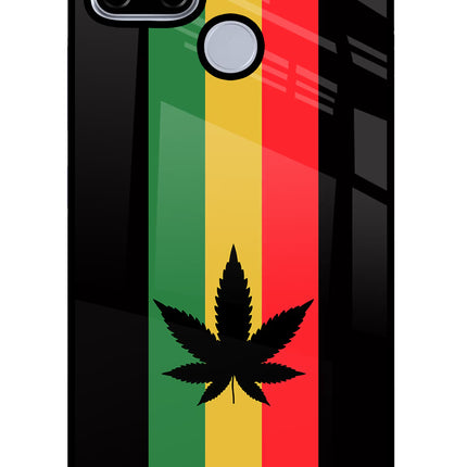 Weed Flag Realme C12/Narzo 20 Glass Case Back Cover by Casekaro