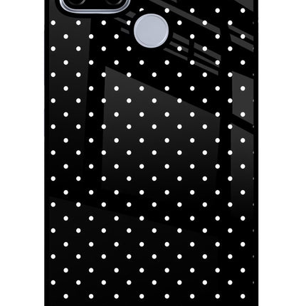 White Dots Realme C12/Narzo 20 Glass Case
