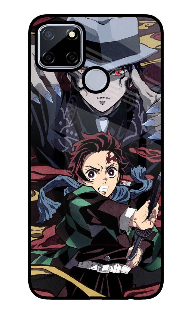 Demon Slayer Realme C12/Narzo 20 Glass Case Back Cover by Casekaro