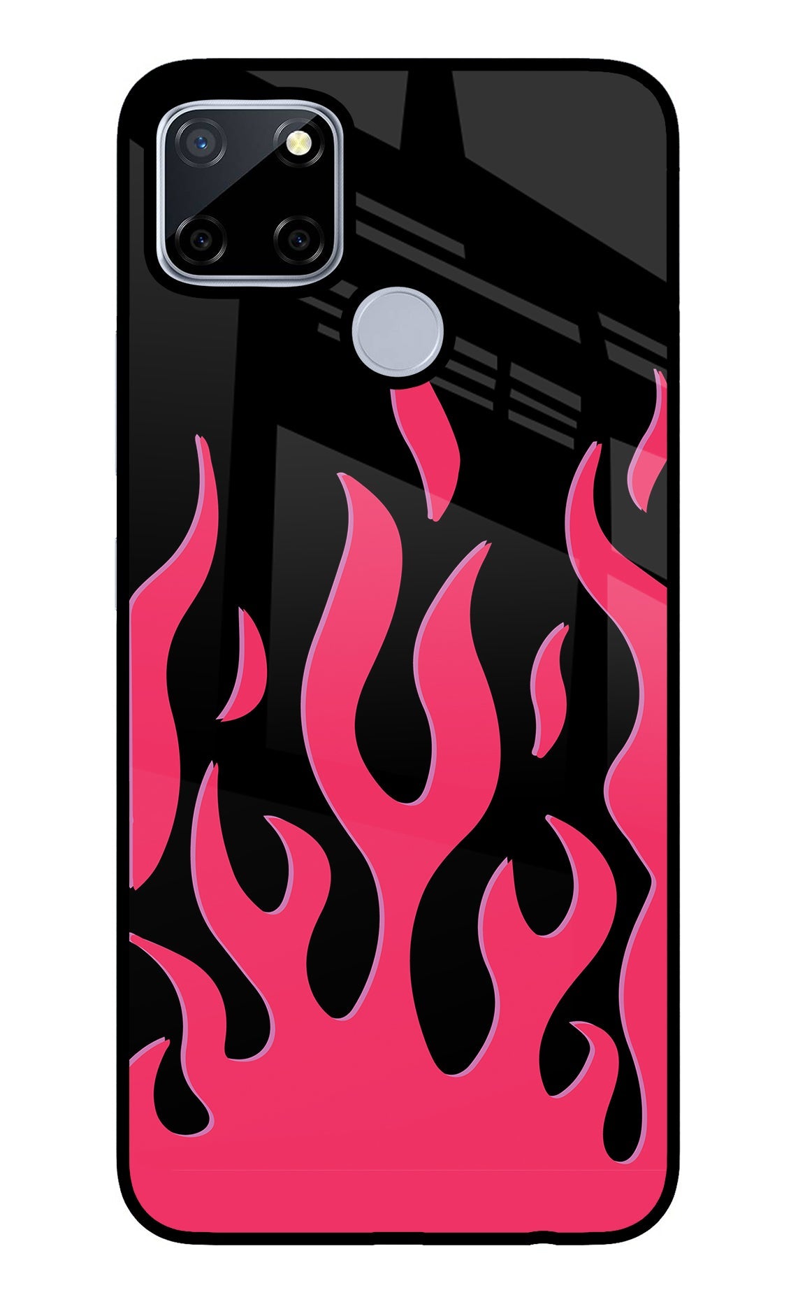 Fire Flames Realme C12/Narzo 20 Back Cover