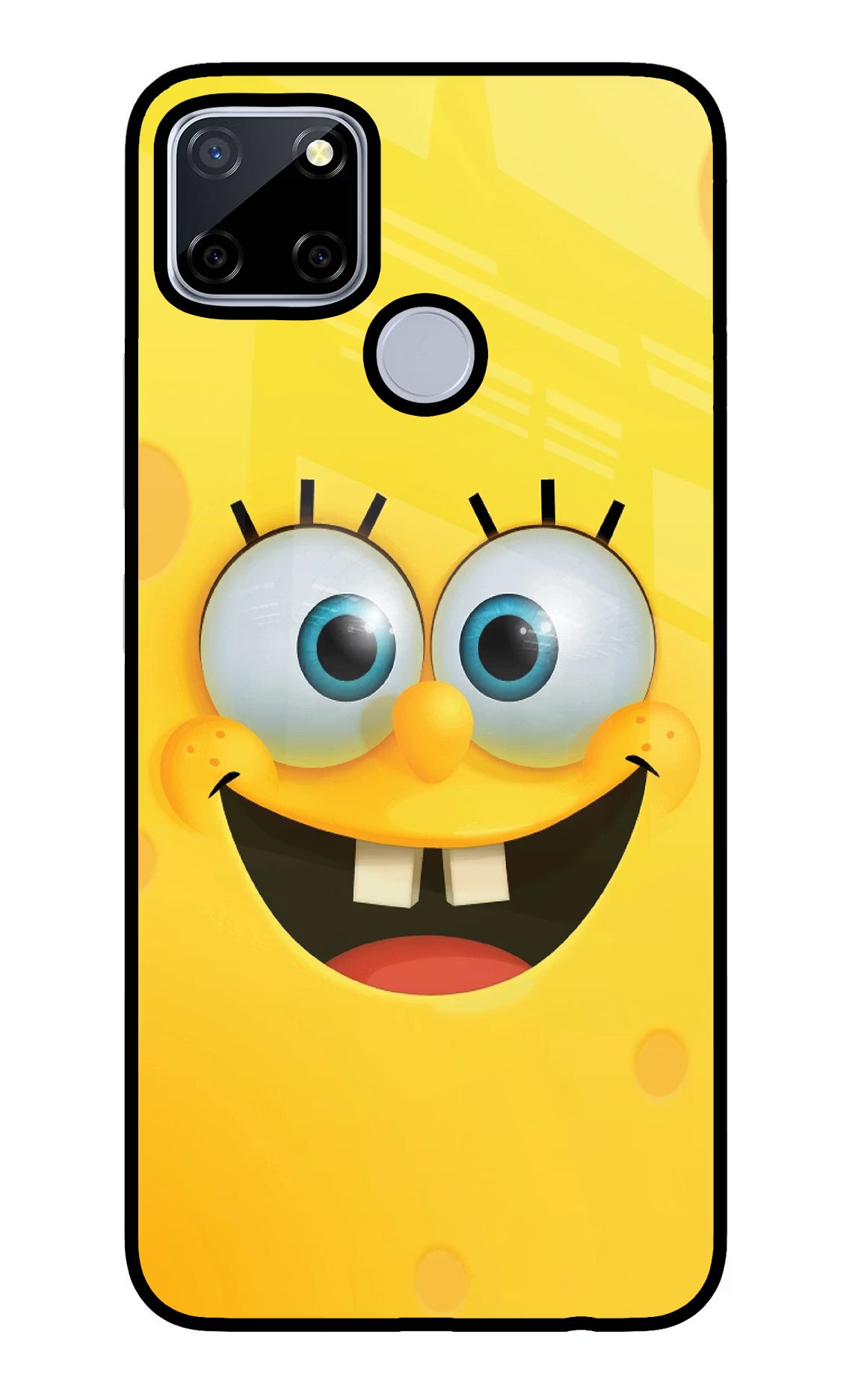 Sponge 1 Realme C12/Narzo 20 Glass Case Back Cover by Casekaro